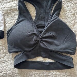 Alphalete Dark Gray Sports Bra